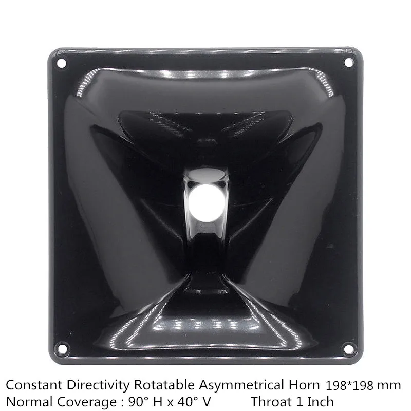 Piezoelectric Speaker 2PC DJ Speaker Tweeter Horn 198*198mm 1 Inch Accessories Piezo For Public Address Professional Audio Home Theater Karaoke HiFi