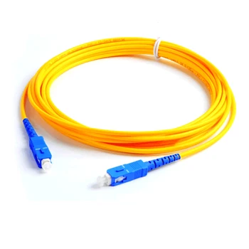 

50PCS SC UPC to SC UPC Single-mode optical fiber Optic patch cord 3.0mm PVC 1M to 5M SM FTTH Optic Cable 1m 2m 3m 5m 10m 15m
