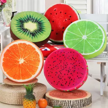 

3D Fruit Cushion Comfort Hip Lift Seat Pad Orthopedic Back Chair Floor Pad Butt Relieve Seat Pelvis Pillow Home Office Decor