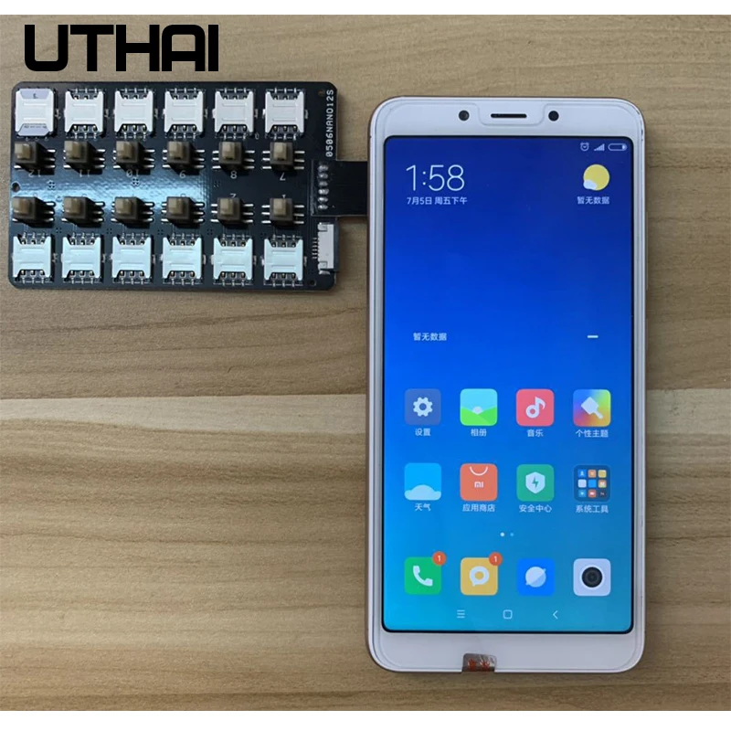 Адаптер для SIM карты UTHAI T13 12 слотов карт устройство чтения нескольких iPhone Android Mini