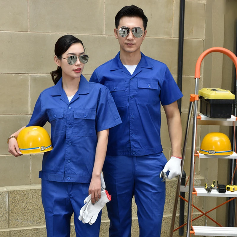 Tuta Da Saldatura Protettiva Con Tasca - Abbigliamento Da Lavoro Sicuro Per Uomo, Resistente E Comodo