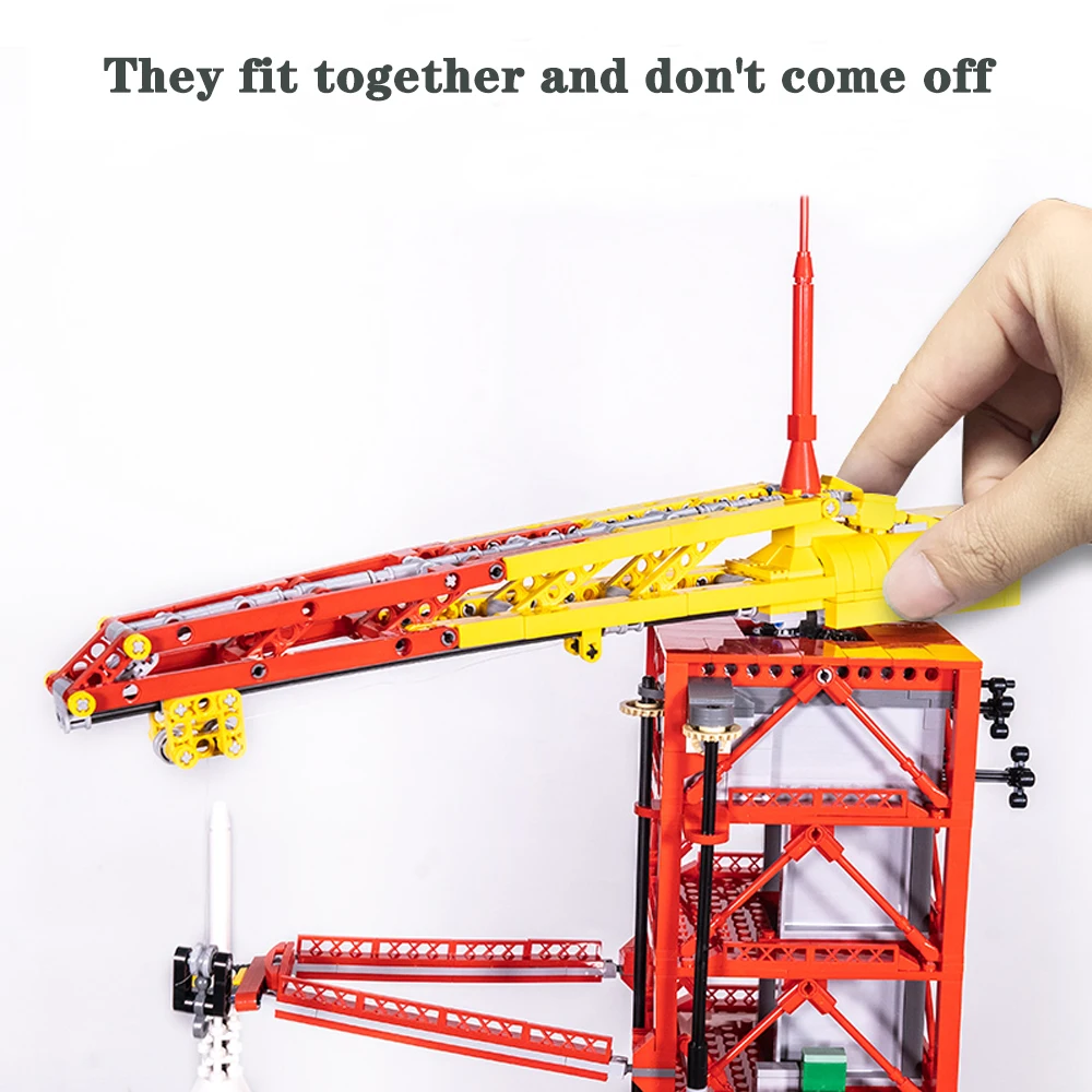US $197.08 Creator Expert Hightech Apollo Saturn V Launch Umbilical Tower Space Rocket 3586 Pcs Moc Moduler Building Blocks Bricks Model