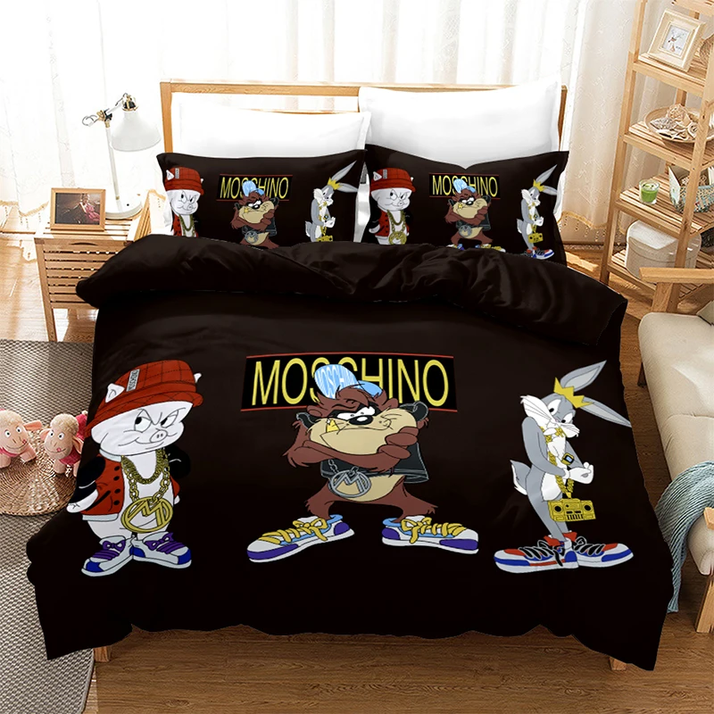 Bedding Set  BeddingOutlet 3D Print Cartoon Cute  Duvet Cover Children Single Twin King Sizebedroom Decro Bedclothes 3pcs