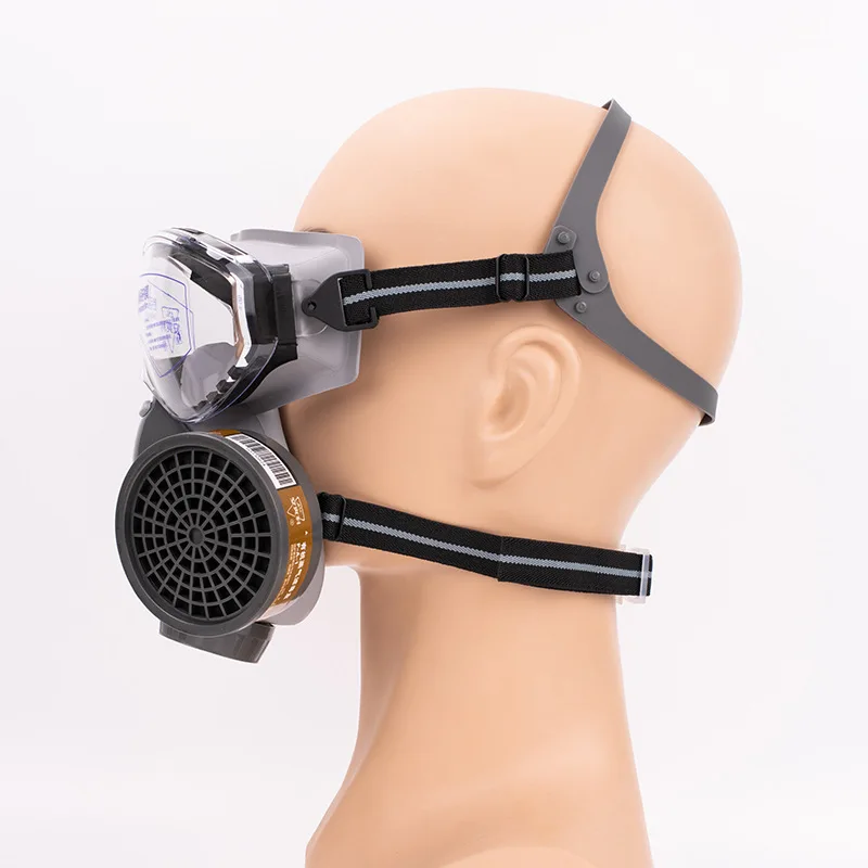 Emergency Survival Gas Mask With Goggles & 2 Dual Protection Filters - Respirator For Safety Preparedness 9 thumbnail image
