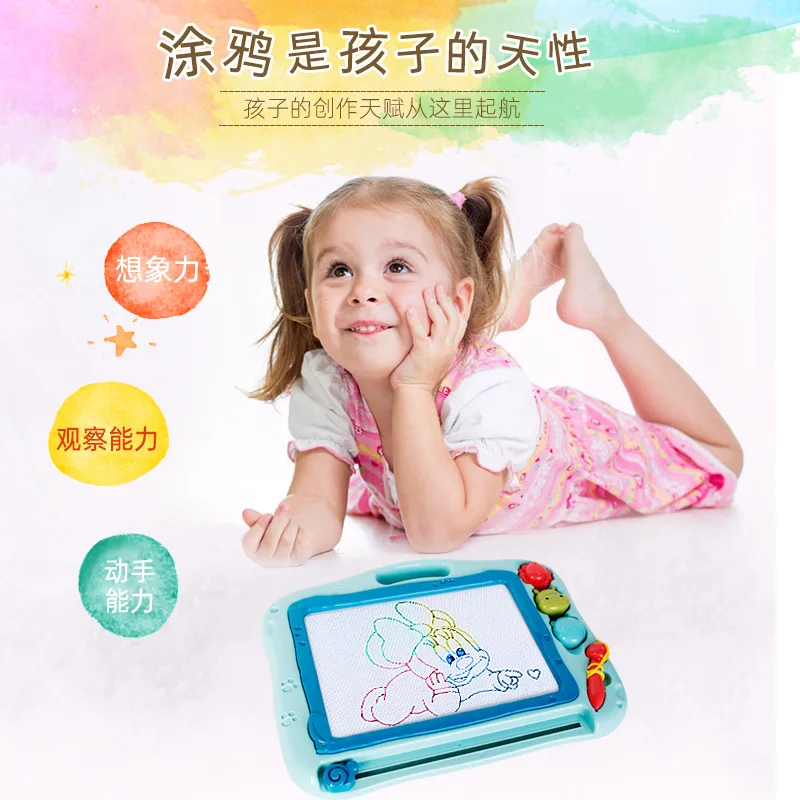 

Children'S Educational Magnetic Drawing Board Graffiti Color Drawing Board Plastic Drawing Board Cartoon Graffiti Drawing Board