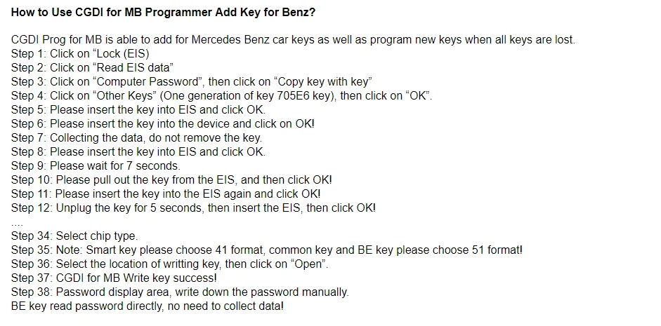 CGDI Prog для MB Key Программист плюс CG Be Key с 1 маркером для Benz поддерживает все Утерянные ключи с ELV ремонтным адаптером
