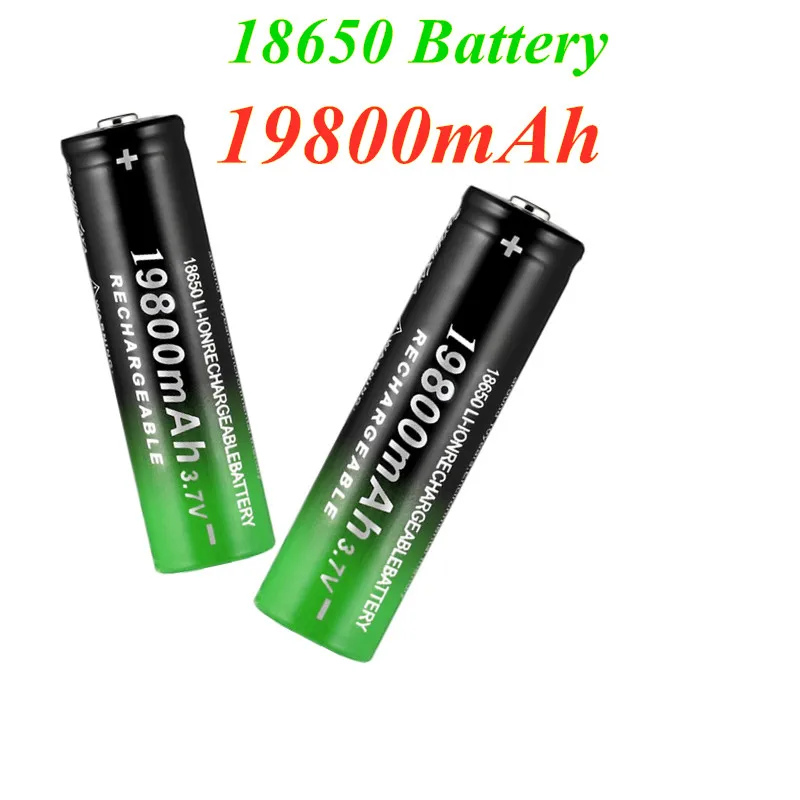 2022 New 18650 battery 3,7V 19800 mAh batera recargable de Li-Ion para  linterna LED Caliente Nueva de Alta Calidad