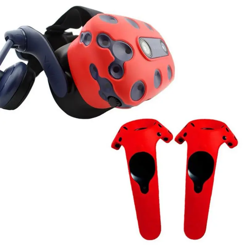 Силиконовый VR чехол для гарнитуры контроллер защитная кожа htc VIVE PRO