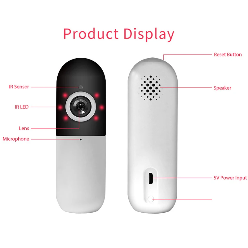 WiFi IP Camera HD1080P Home Security Mini CameraTuya Smart Life Night Vision Infrared Two Way Audio With Google Echo/Amazon Alex