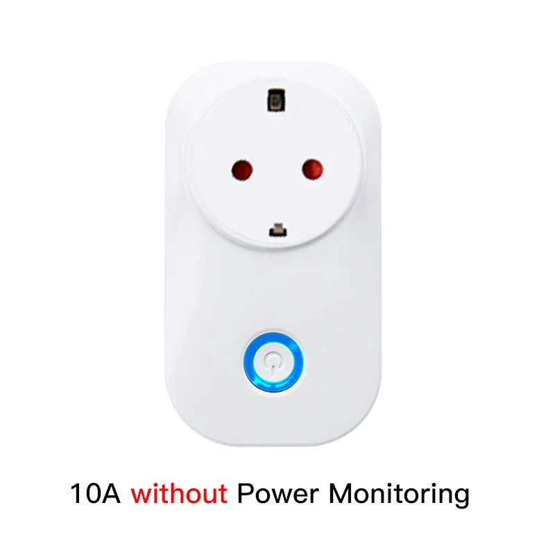 FrankEver Wi-Fi умная розетка 10A 16A с контролем мощности, стабилизатор напряжения для Израиля, Индии, бразильские итальянские, Великобритании, ЕС, Австралии, умная розетка - Цвет: EU 10A