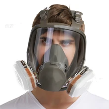 Anti-Fog Dustproof 6800 Full Face Gas Mask Painting Spraying Respirator with 5N11 Filter 501 Safety Work Formaldehyde Protection