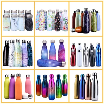 

500ML Starry Sky Cola Water Beer Hot Cold Thermos Insulated Vacuum Flask Stainless Steel Water Bottle for Sport Drinking Bottle