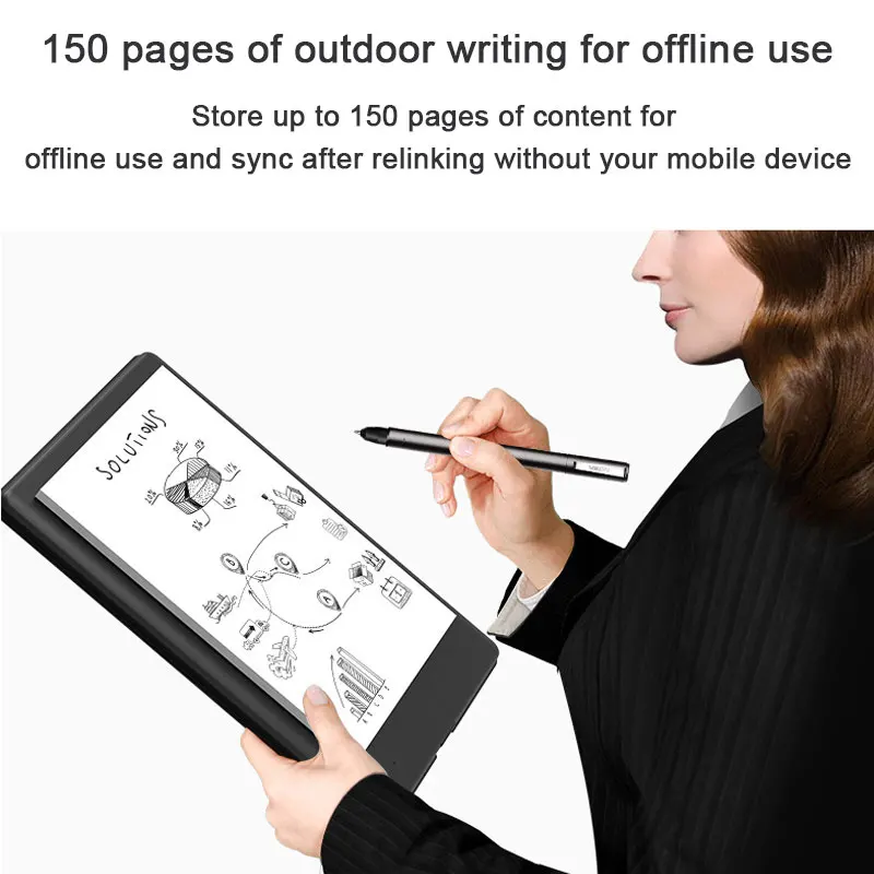 Digital Drawing Tablet Bluetooth 4.0 Stylus Blackboard Teacher Office Supplies Drawing Note Creative Notebook