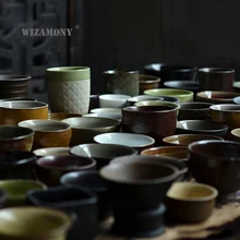 6 шт.! Цзиндэчжэнь посуда для чая, случайный чайный горшок, чайный набор чашек для домашних животных, чайный набор, керамическая чаша, чайные чашки кунг-фу, китайский фарфор, целадон