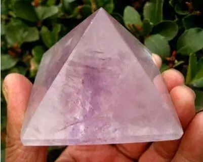 NATURAL Amethyst quartz crystal Pyramid healing 40mm | Дом и сад