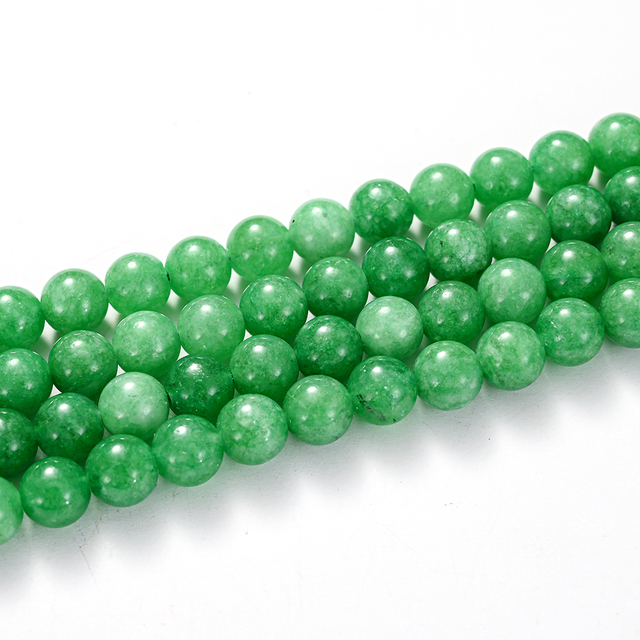 Stone Beads Green Agates Tiger Eye Aventurine Jades Amazonite Bead for Jewelry Making DIY Bracelet Necklace Accessories