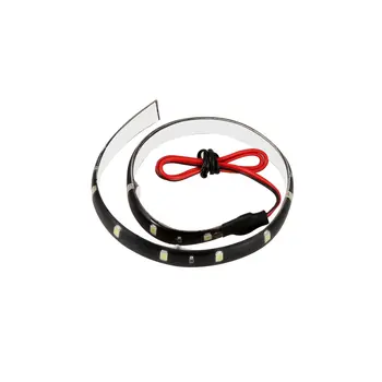 

CATUO 1pc 30cm 12V 15 LED Car Auto Motorcycle Strip Lamp Flexible Light 6000K Drop Shipping