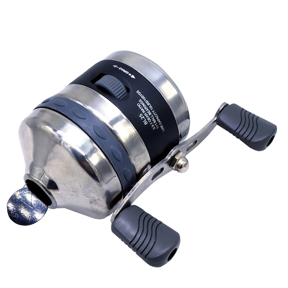 BL25 Двухштырьковые Рыболовные катушки для рогатки стрельбы использования