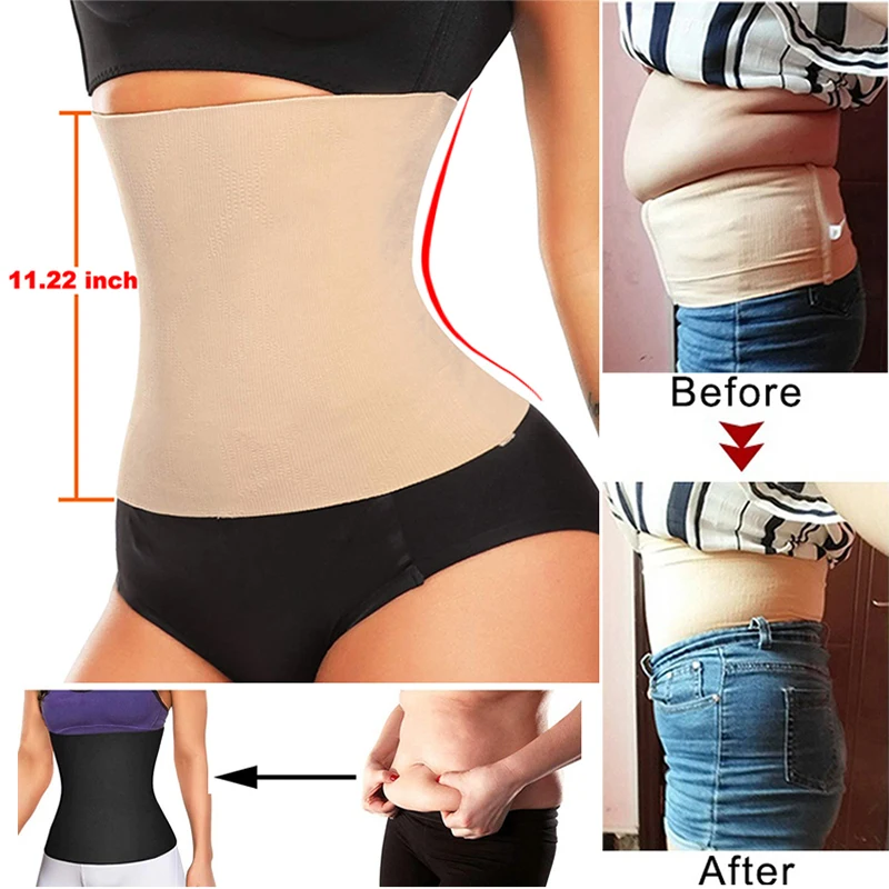 Seamless Postpartum Belly Band Wrap Underwear C-section Recovery Belt  Binder Slimming Shapewear for Women