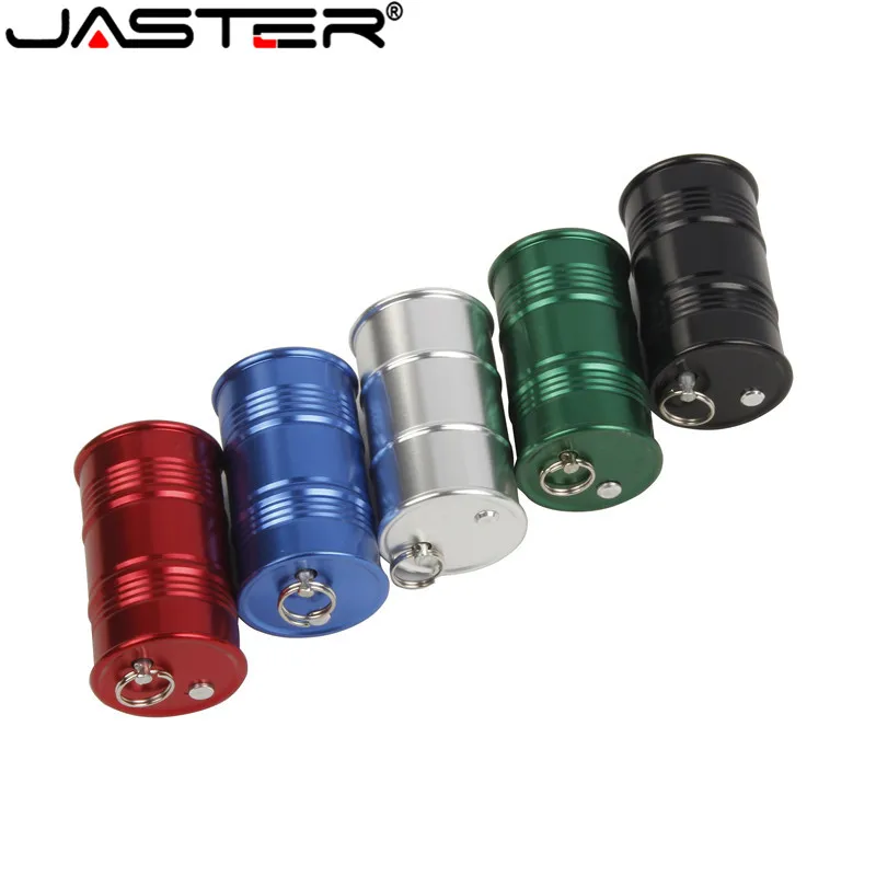 JASTER металлический масляный бак USB флеш накопители масляная бутылка pendrive 64 ГБ 32 16 8