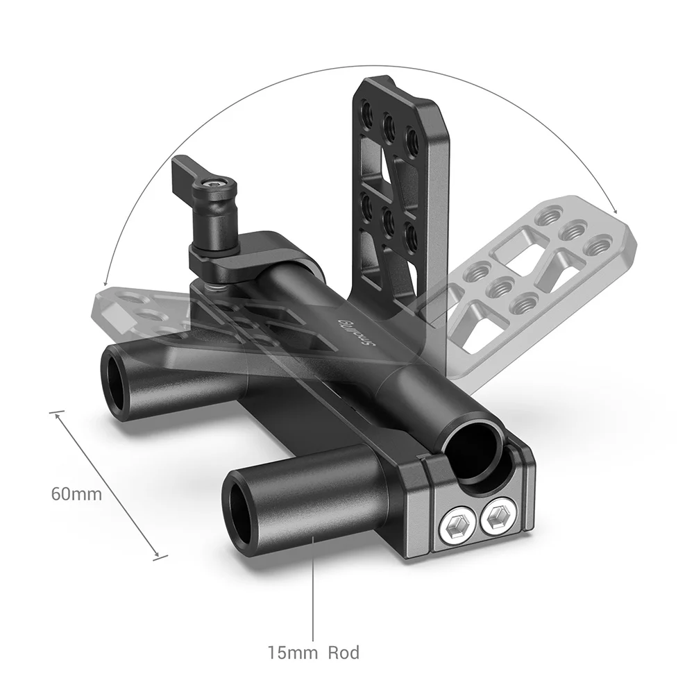 Dobradiça de Bateria com Haste 15mm com 1 Smallrig Dupla Buracos Rosqueados Leve & Portátil Ângulo Ajustável-2802 - 4-20 - Image 5
