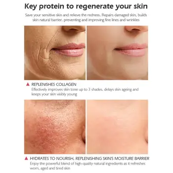 

15ml Serum Protein Face Serum Anti-Wrinkle Moisturizing Anti-allergy Hydration Whitening Deep Essence SkinCare F3D6