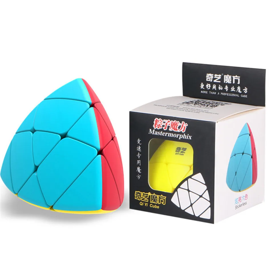 Qiyi 3x3 Mastermorphix рисовая пельмень волшебный кубик кубики блок мозговой тизер
