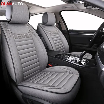 

New flax car seat cover For hyundai Elantra solaris tucson Zhiguli veloster getz creta i20 i30 ix35 i40 Car