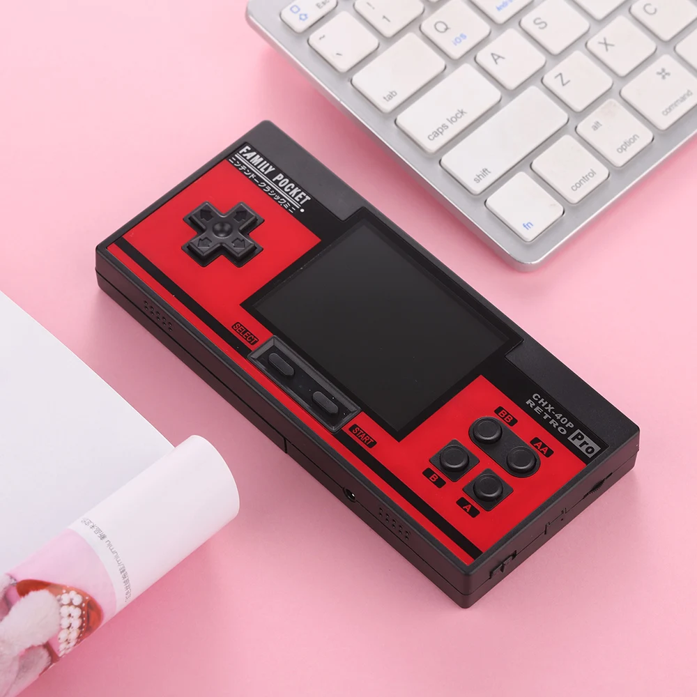 

CHX-40P Pro Nostalgic Handheld Game Console Retro Handheld Built-in 348 Video Games 3.0 Inch TV Output Children Kids Gift