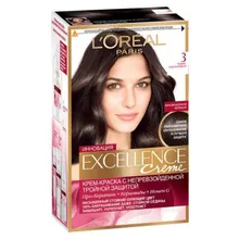 Крем-краска «Excellence» L'Oreal Paris, 3 Темно каштановый