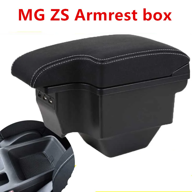 

For MG ZS Armrest box central Store content box 2017 - 2019