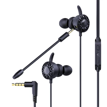 

Gaming headset T5 In-ear 3.5mm Stereo headphone Microphone Sport Bass Sound Earphone MP3 PC Gaming Auriculares for IOS Android