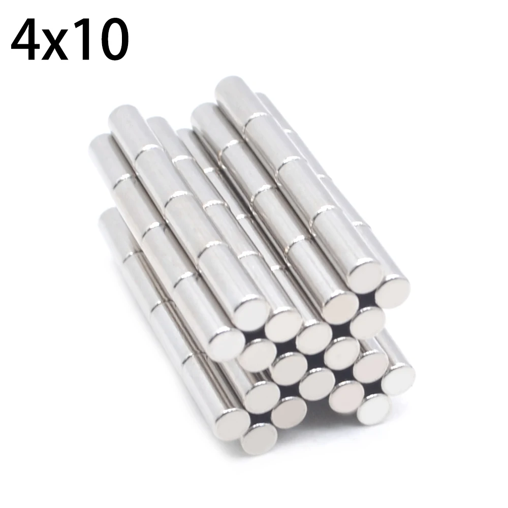 

2000 pcs Neodymium diameter 4 mm X 10 mm strong magnets small disk NdFeB rare earth for craft models refrigerator protruding