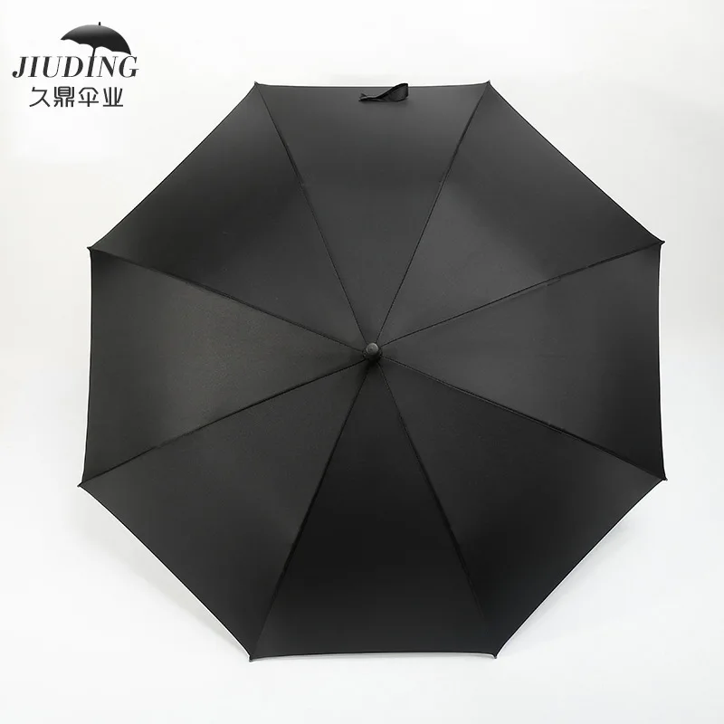 

8 Bone Plain Color Advertisement Golf Umbrella Rain Or Shine Dual Purpose Long Handle Customizable Logo Gift Advertisement Umbre