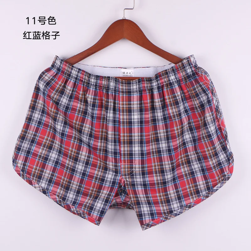 jockey pajama pants Summer Men 100% Cotton sleep bottoms Underwear Male plus size Nighty Arrow pants Men's Casual Plaid boxers Boxer shorts M-XXXL mens loungewear sets