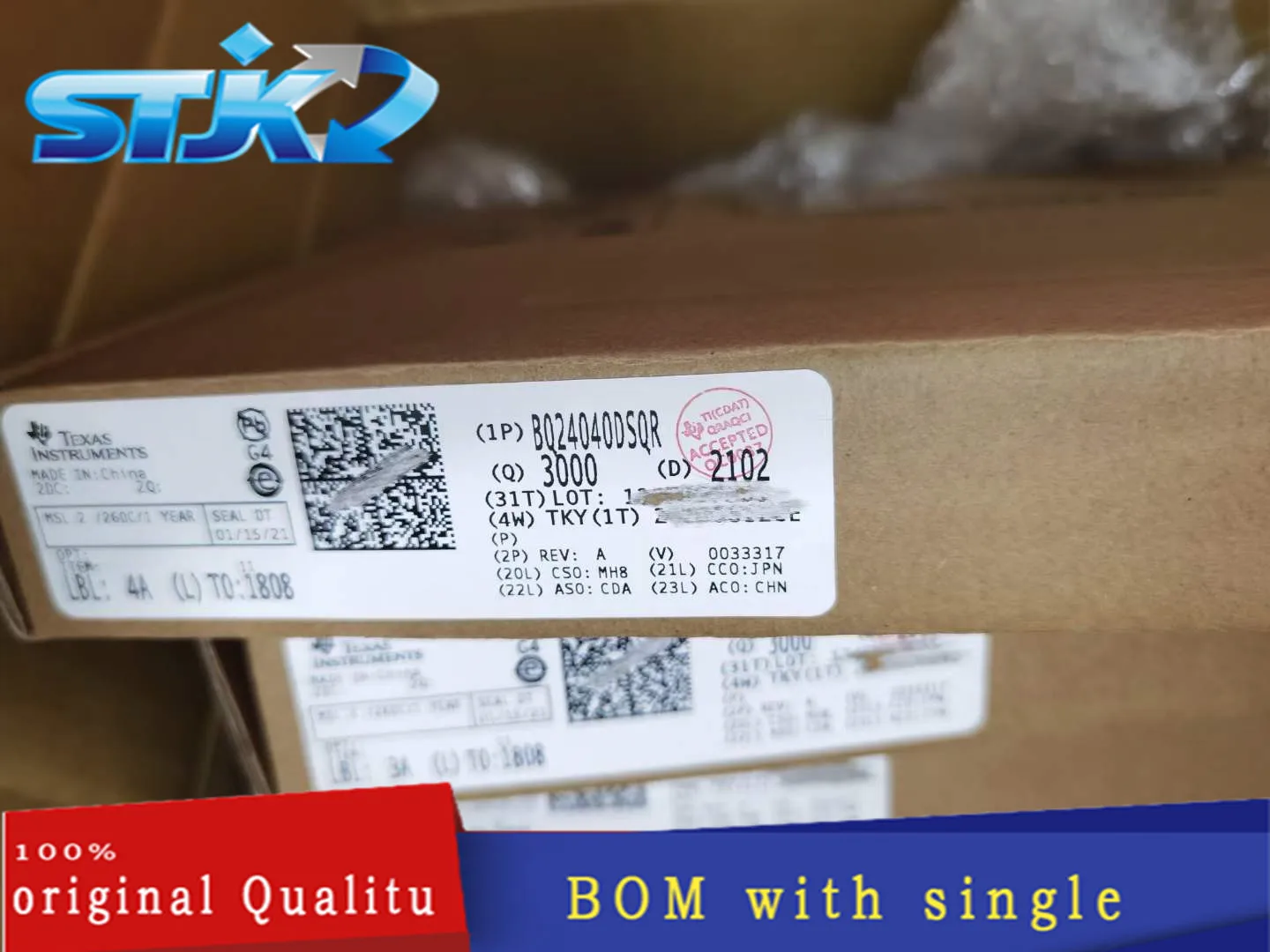 

IC BQ24040DSQR WSON10 DC2021+Interface - serializer, solution series New original Not only sales and recycling chip 1PCS