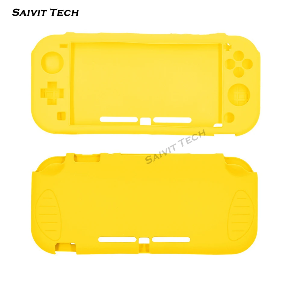 Yellow Nintend Switch Lite TPU Soft Protective Case Nintendoswitch Silicone Cover Shell NS Accessories for Nintendo Switch Mini Console - Color: Yellow