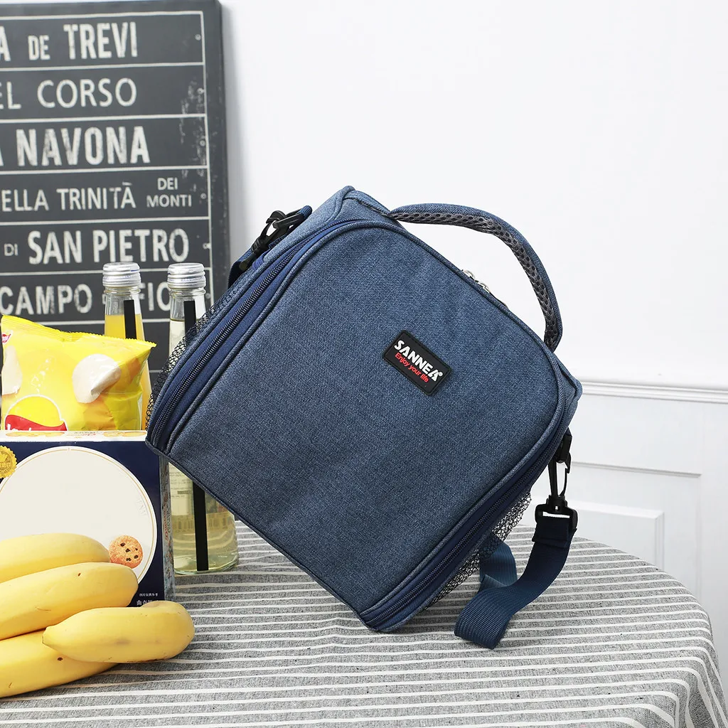 Cooler Insulated Lunch Bag Outdoor Camping Picnic Tote Food Storage Box 8L H0904