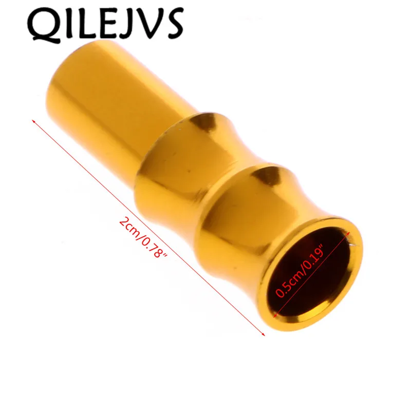 QILEJVS 10 единиц, велосипед велосипедный тормоз внешний кабель переключения передач наконечники рубашки тросика обжима наконечников