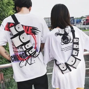 

Unisex Waist Bag Holographic Waist Belt Bag Crossbody Chest Bags Girl Fanny Pack Small Phone Pack Shoulder Harajuku Strap Packs