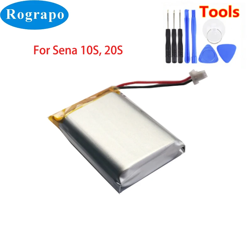 Nuova Batteria Li-Ploymer Da 3.7V 1000Mah Per Batteria Auricolare Wireless Sena 10S, 20S