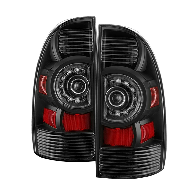 

for 2005-2015 Toyota Tacoma LED Tail Lights Brake Lamps 05-15 Left+Right Black