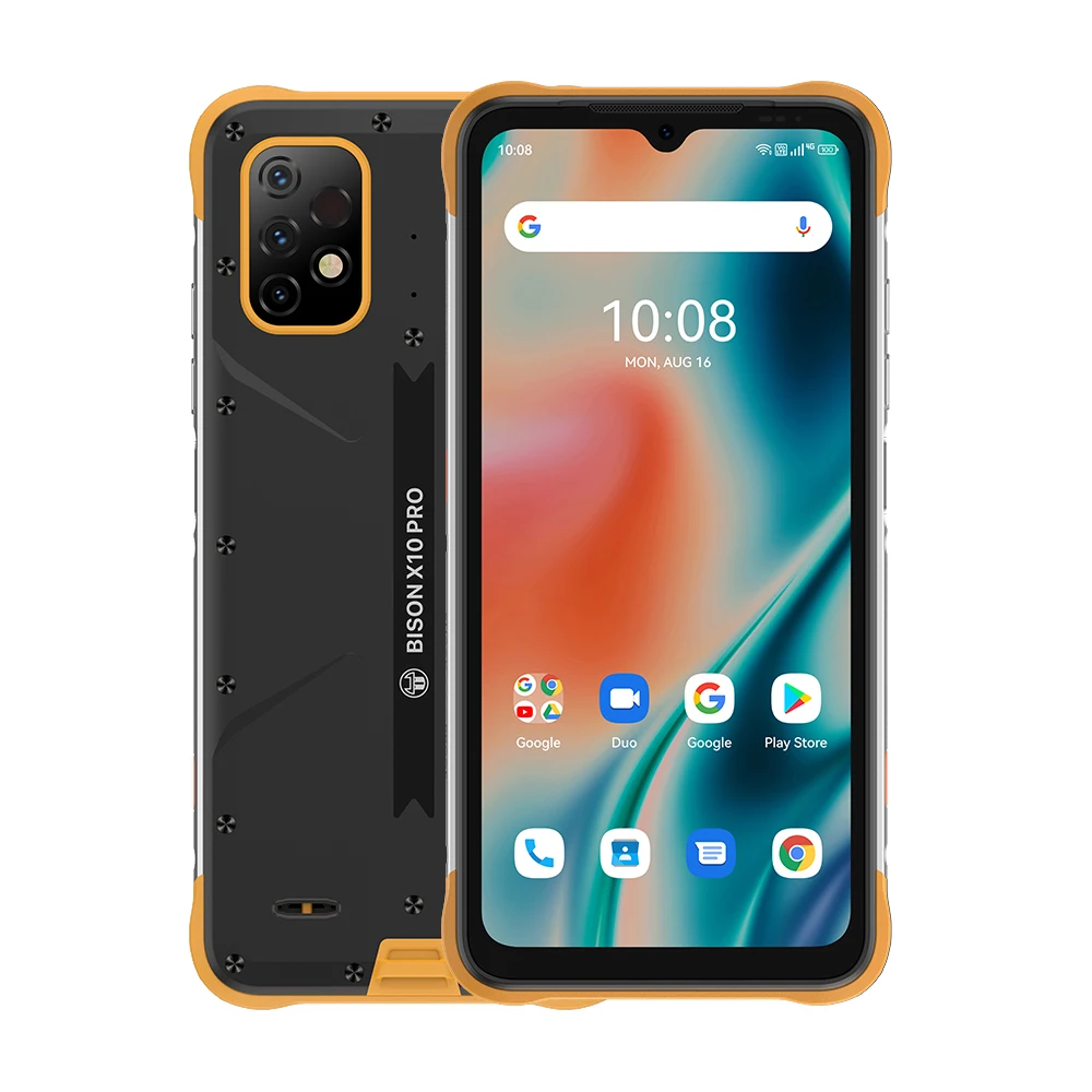 new android cell phones UMIDIGI BISON X10 X10 Pro Global Version Smartphone NFC IP68 Cellphone 64GB/128GB Helio P60 20MP Triple Camera 6.53"HD+ 6150mAh samsung dual sim phone price Android Phones