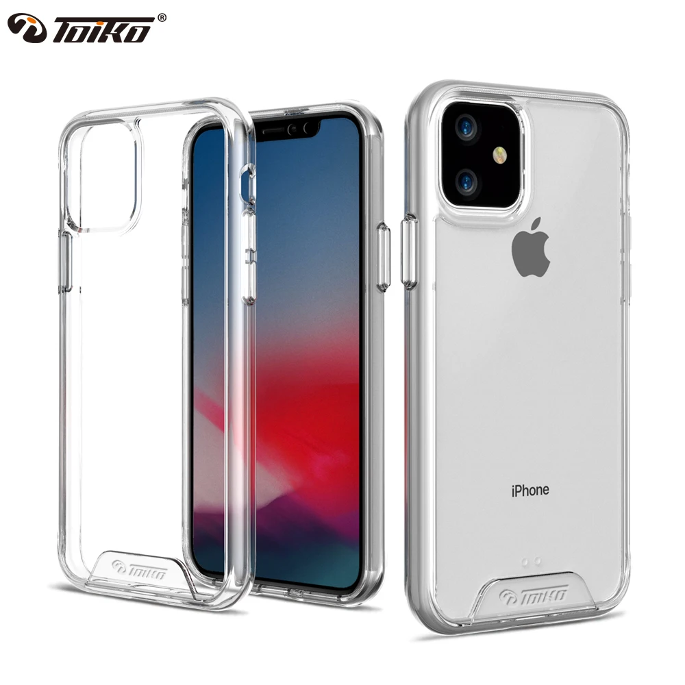 Прозрачные защитные чехлы TOIKO Chiron для iPhone 11 противоударный чехол бампер Pro Max