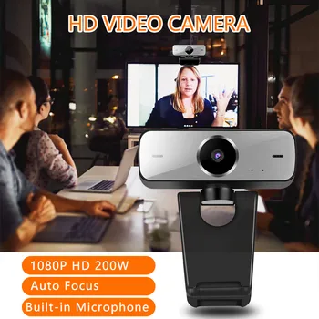 

1080P Webcam with Microphone USB 2.0 Webcam with 2 megapixel Computer Camera Web Camera PC Webcam Auto Focus Webcam