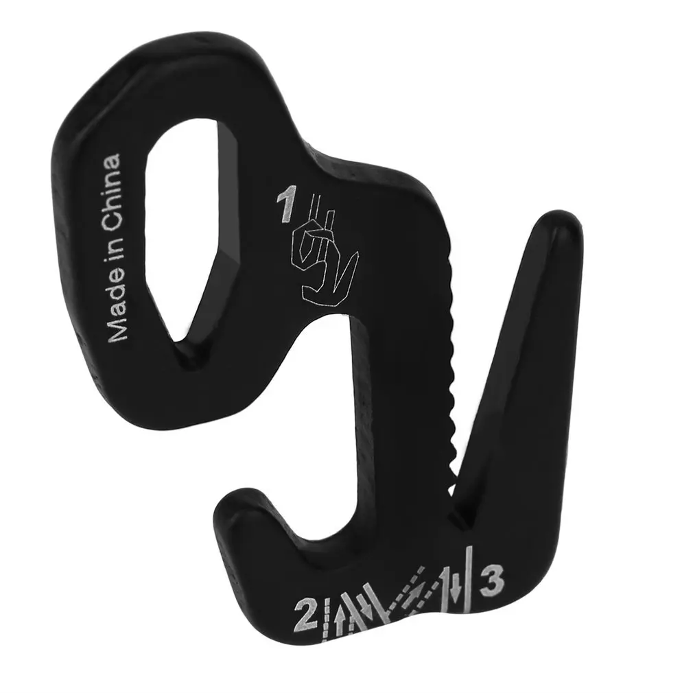 Black Aluminum 9 Shape Rope Tightener Tie Down Strap Tool Camping Tent Rope Buckle Tent Accessories