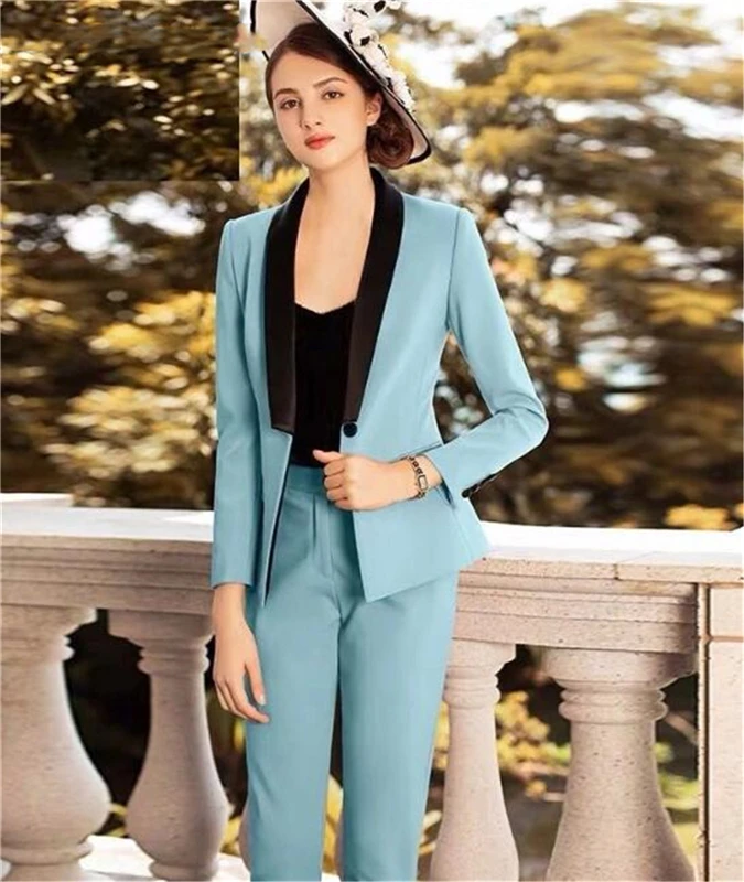 Business Jacket and Pants Pantsuits for Women Formal Ladies Pant Suits Office Uniform Style Female Trouser Pantsuit New
