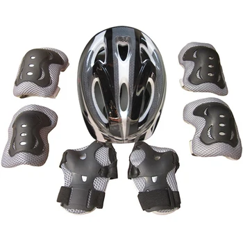 

7pcs Kid Roller Skating Bike Riding Helmet Knee Wrist Elbow Pad Guard Gear Set