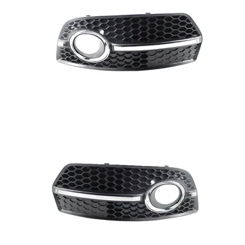 

Front Fog Light Grille Left+Right Side 8R0807681A/8R0807682A Car Replacement for Q5 2009-2011