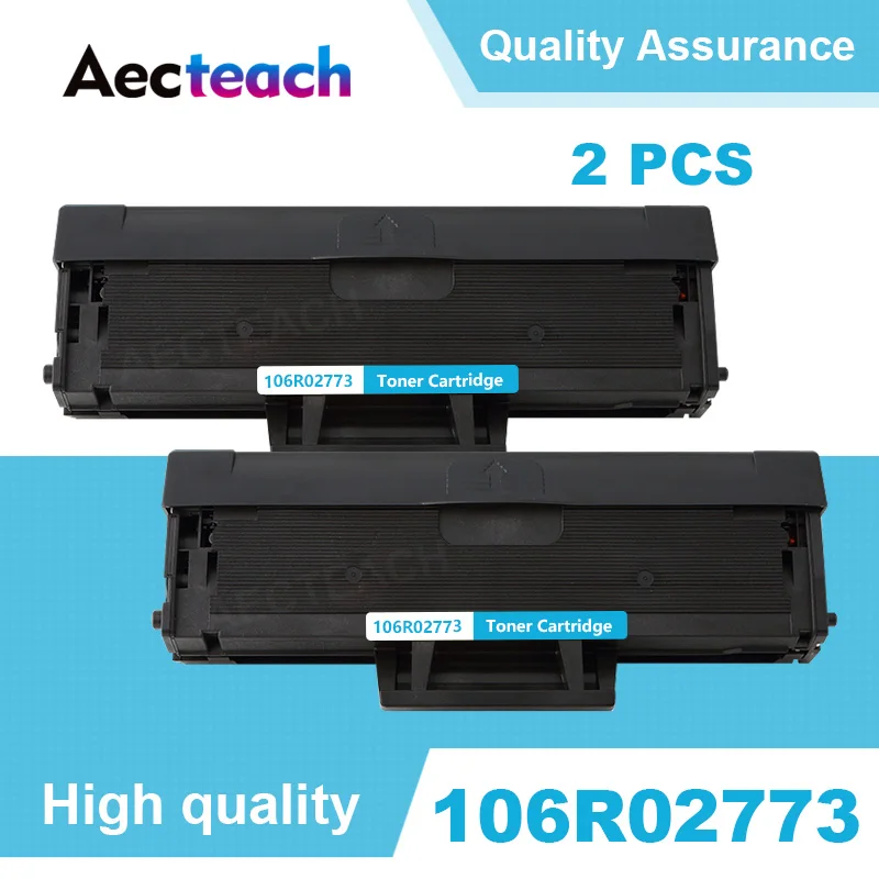 Aecteach 2 шт. 106R02773 для Xerox 3020 3025 Phaser WorkCentre WC3025 заправка лазерного принтера картридж с